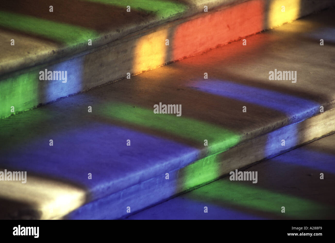 Coloured stairs hi-res stock photography and images - Alamy