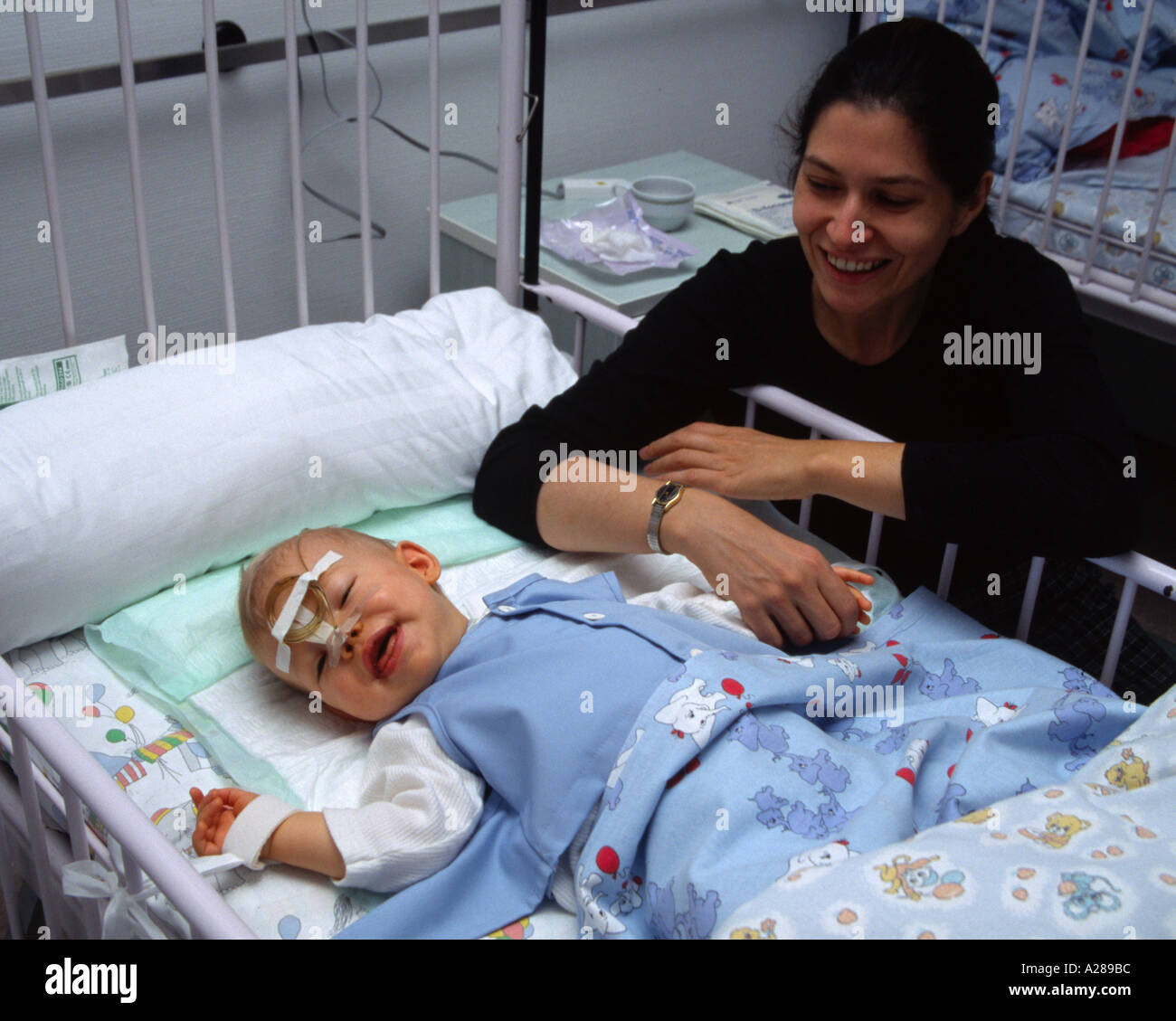 Baby in hospital Stock Photo Alamy