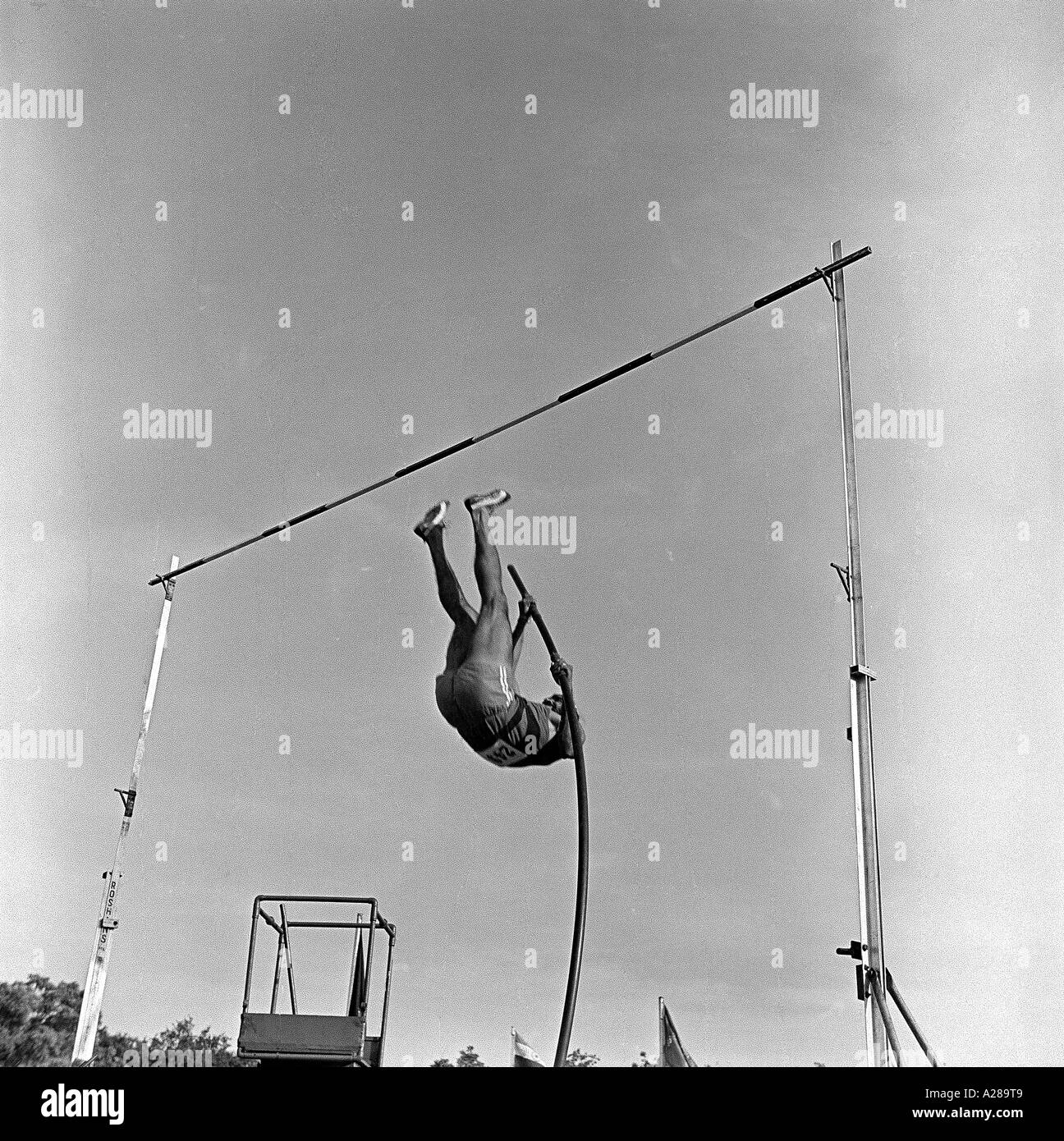 India pole vault Black and White Stock Photos & Images Alamy