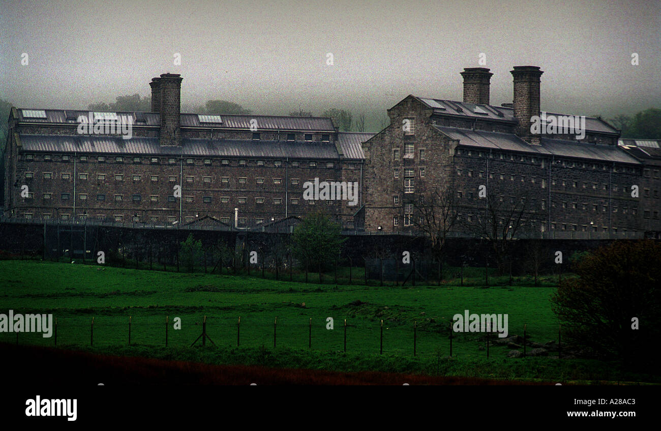 DARTMOOR PRISON PRINCETOWN ON DARTMOOR ENGLAND HMP DARTMOOR SHROUDED IN