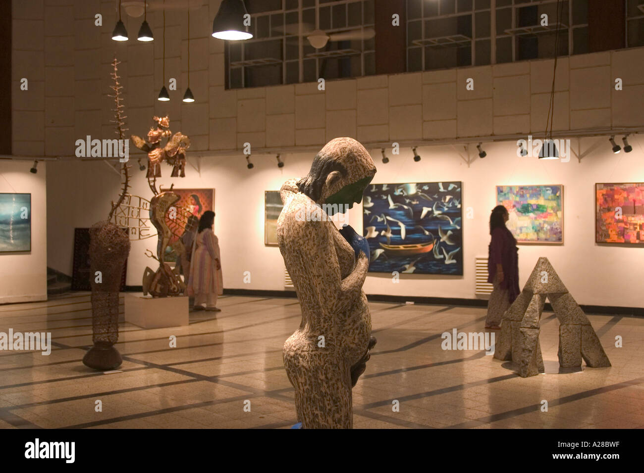 Fine art show exhibition at Jehangir Art Gallery of artists from Kerala