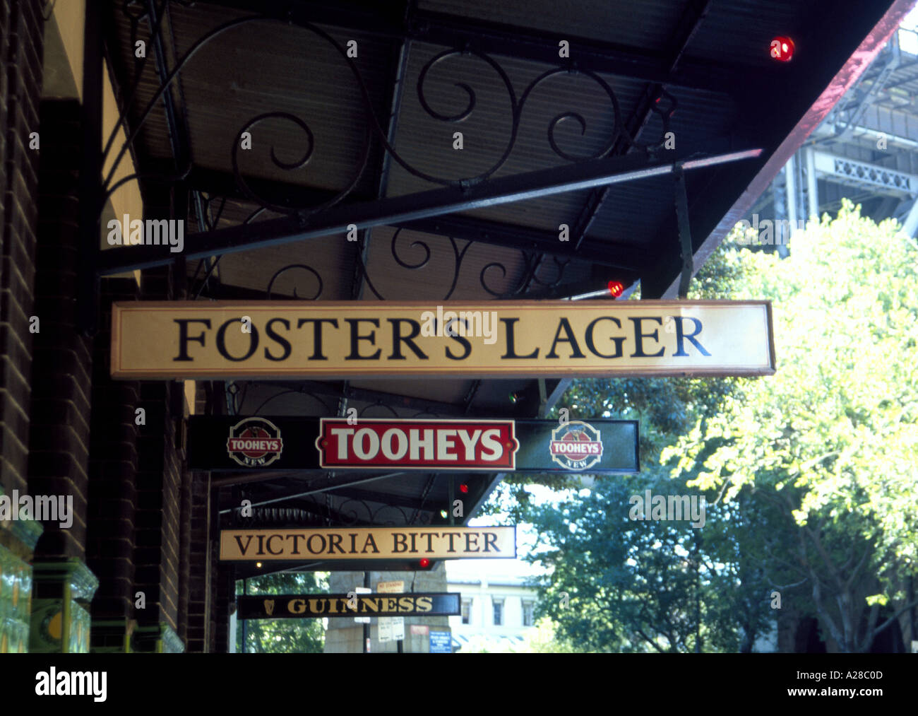 Pub Signs Sydney Australia Stock Photo Alamy