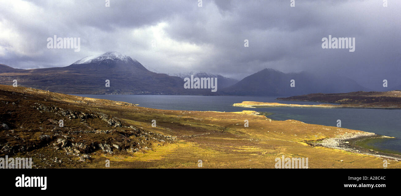 Glen Garry Highlands of Scotland Stock Photo
