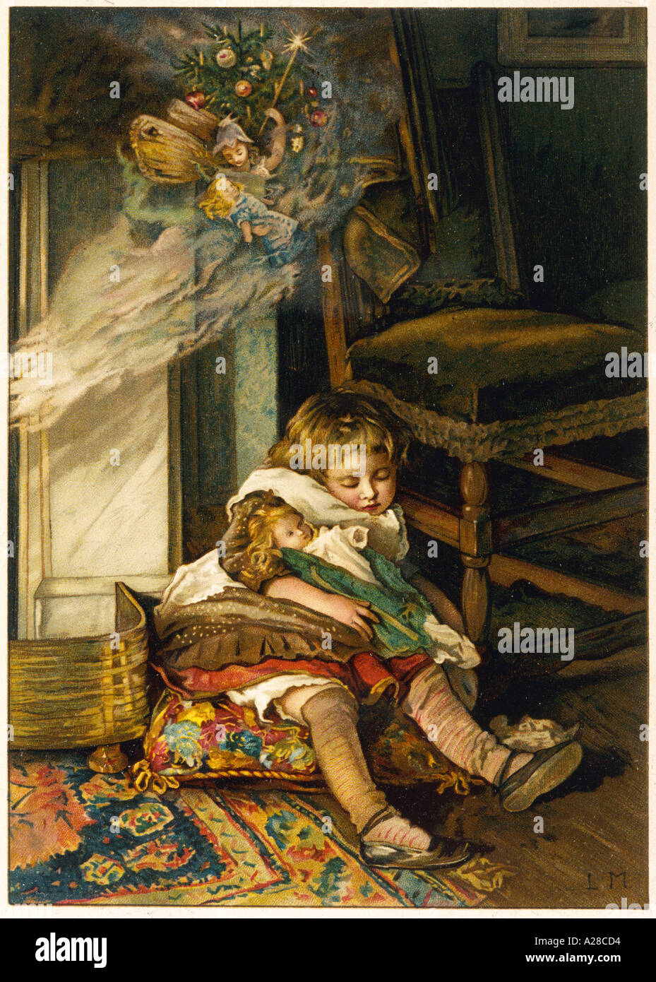 Christmas Eve Dream Stock Photo Alamy