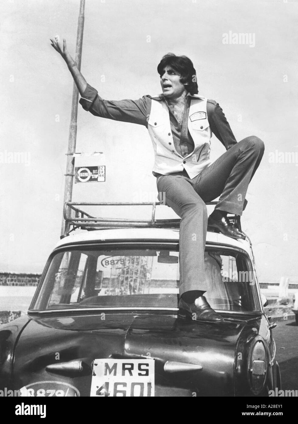 Indian Bollywood Hindi Film Star Actor Amitabh Bachchan Stock Photo