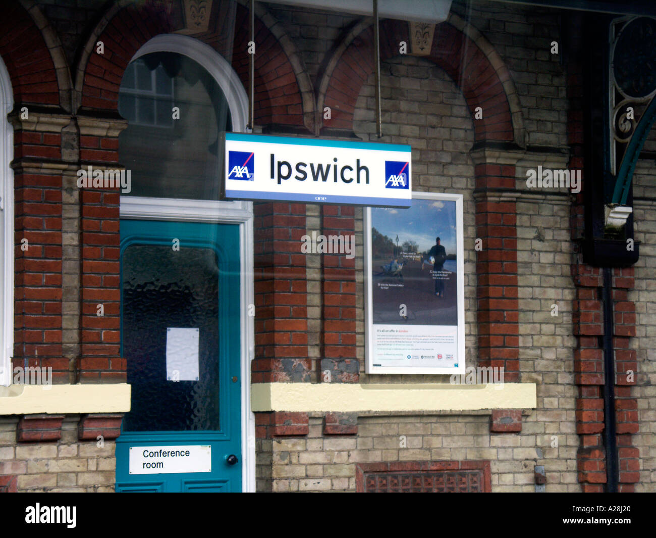 Ipswich railway station Suffolk England Stock Photo
