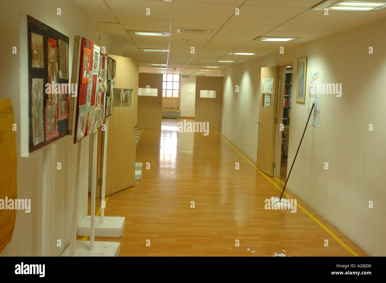 Dhirubhai Ambani International school interior at Bandra Kurla complex Mumbai Maharashtra India Stock Photo