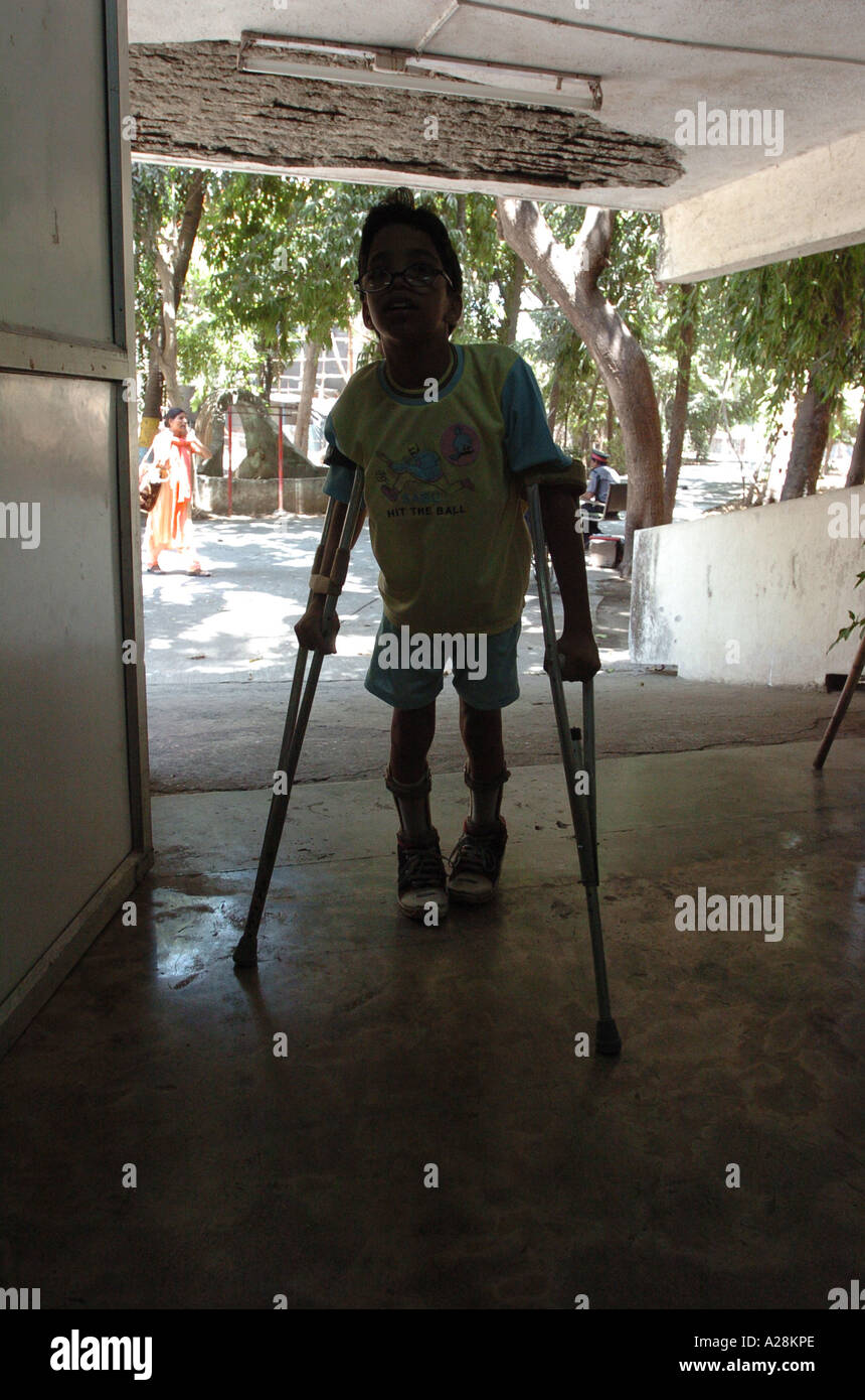 Crutches Child High Resolution Stock Photography and Images Alamy