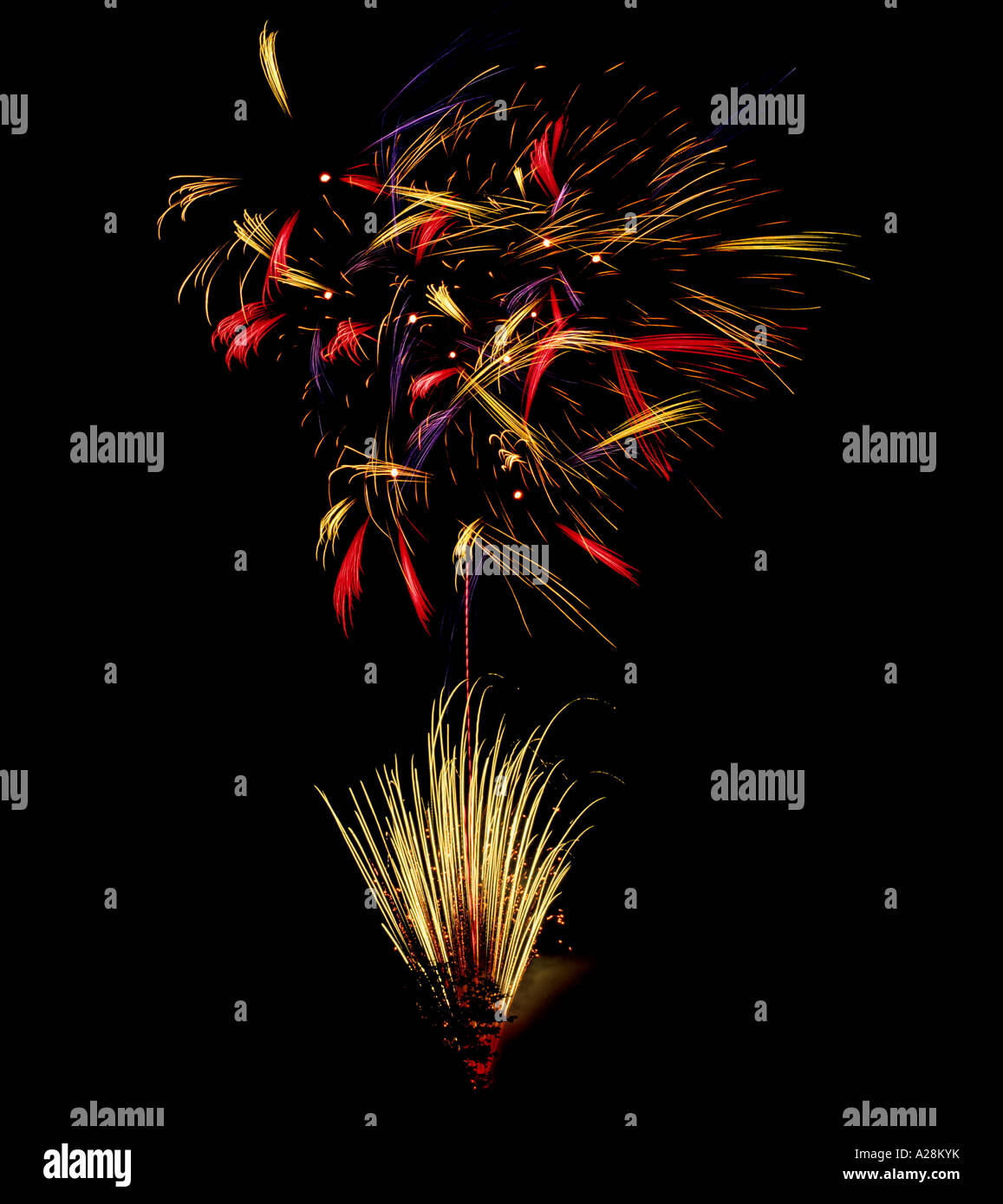 Fireworks display like flower hires stock photography and images Alamy