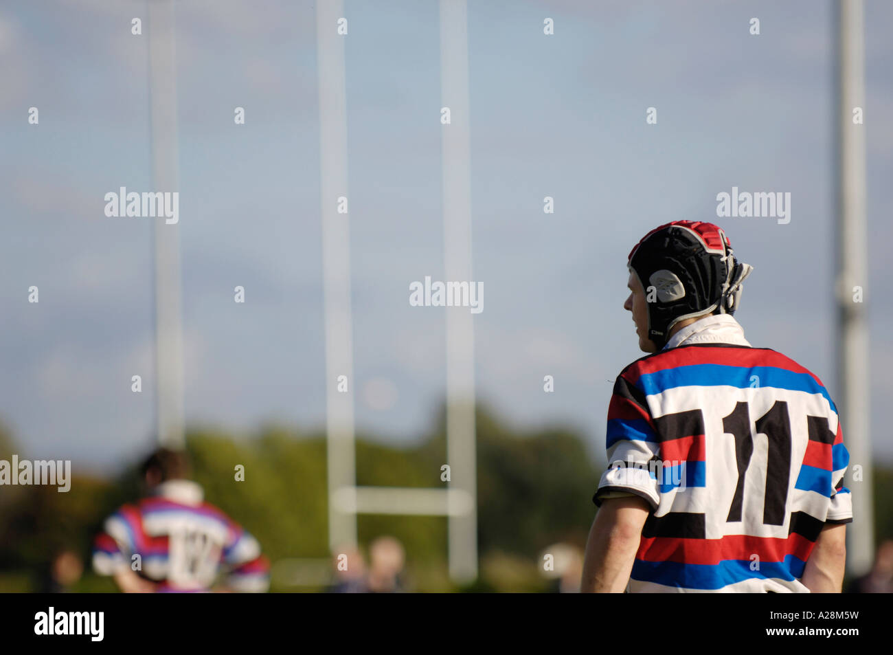 Rugby Safety Helmet Stock Photo Alamy
