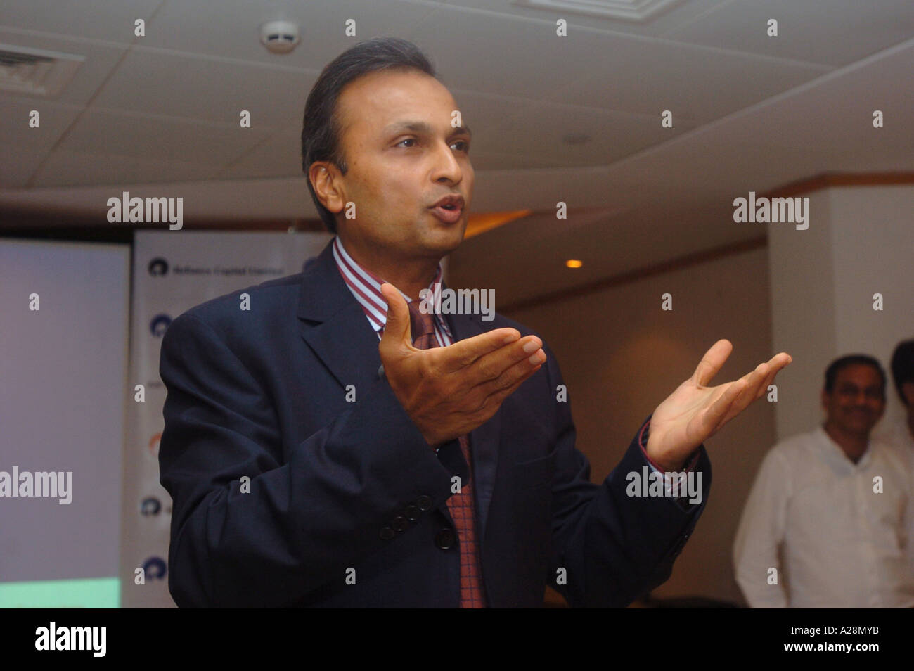 Anil Dhirubhai Ambani, Indian businessman, Chairman of Reliance Group, India Stock Photo