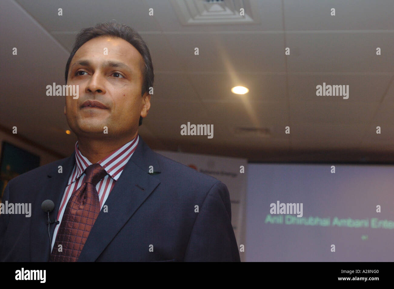 Anil Dhirubhai Ambani, Indian businessman, Chairman of Reliance Group, India Stock Photo