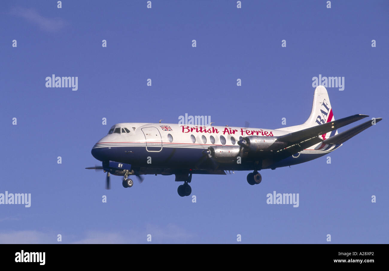 V806 Viscount British Air Ferries (G-APEY)   GAV 2180-207 Stock Photo