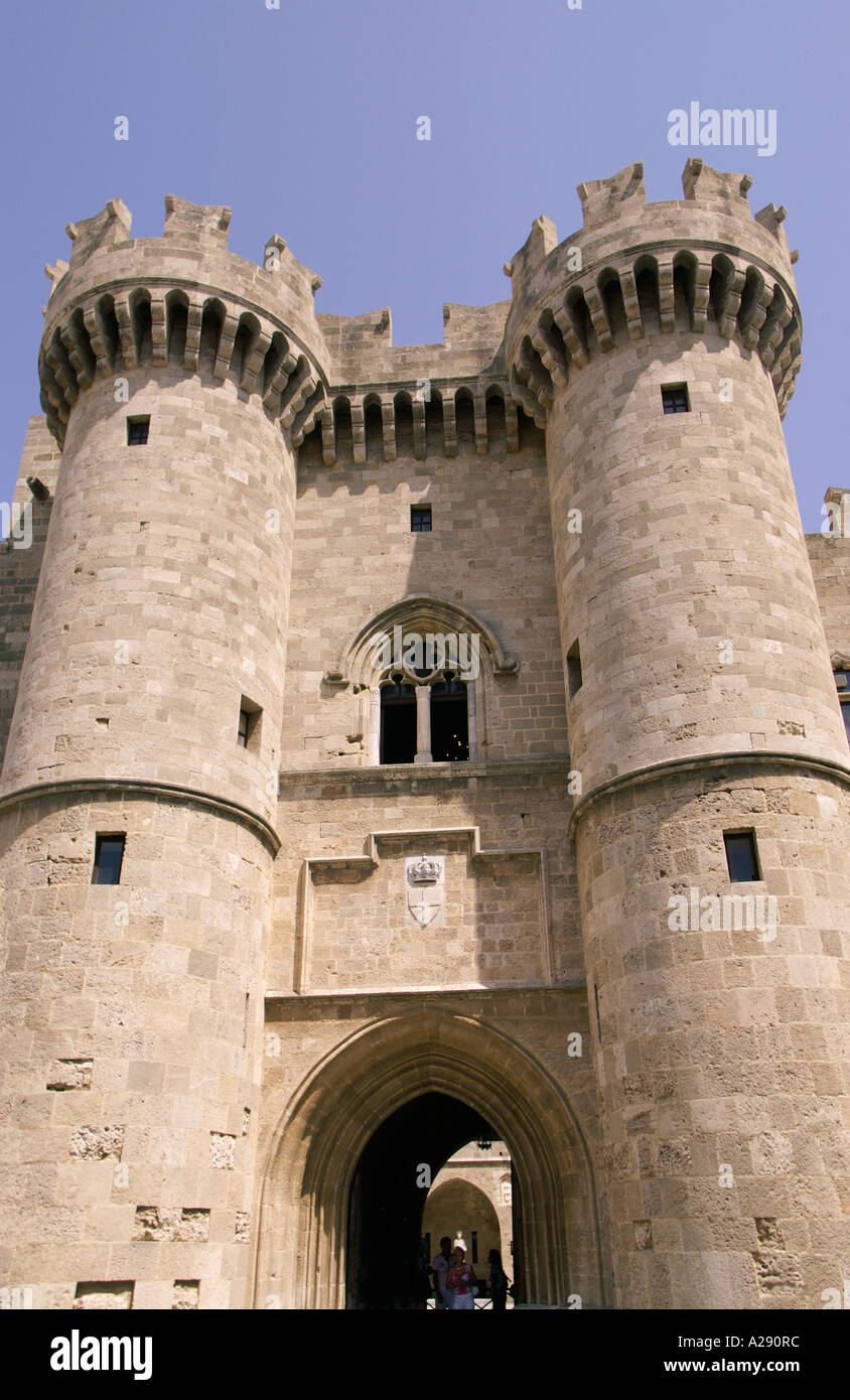 Greece, Rhodes, Rhodes Town, Palace of the Grand Master of the Knights  Stock Photo - Alamy