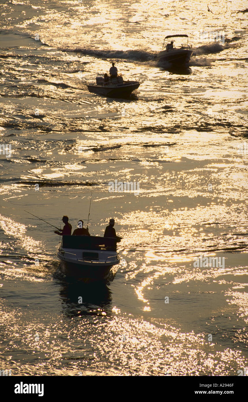 Anglers fishing from small boat hi-res stock photography and images - Alamy