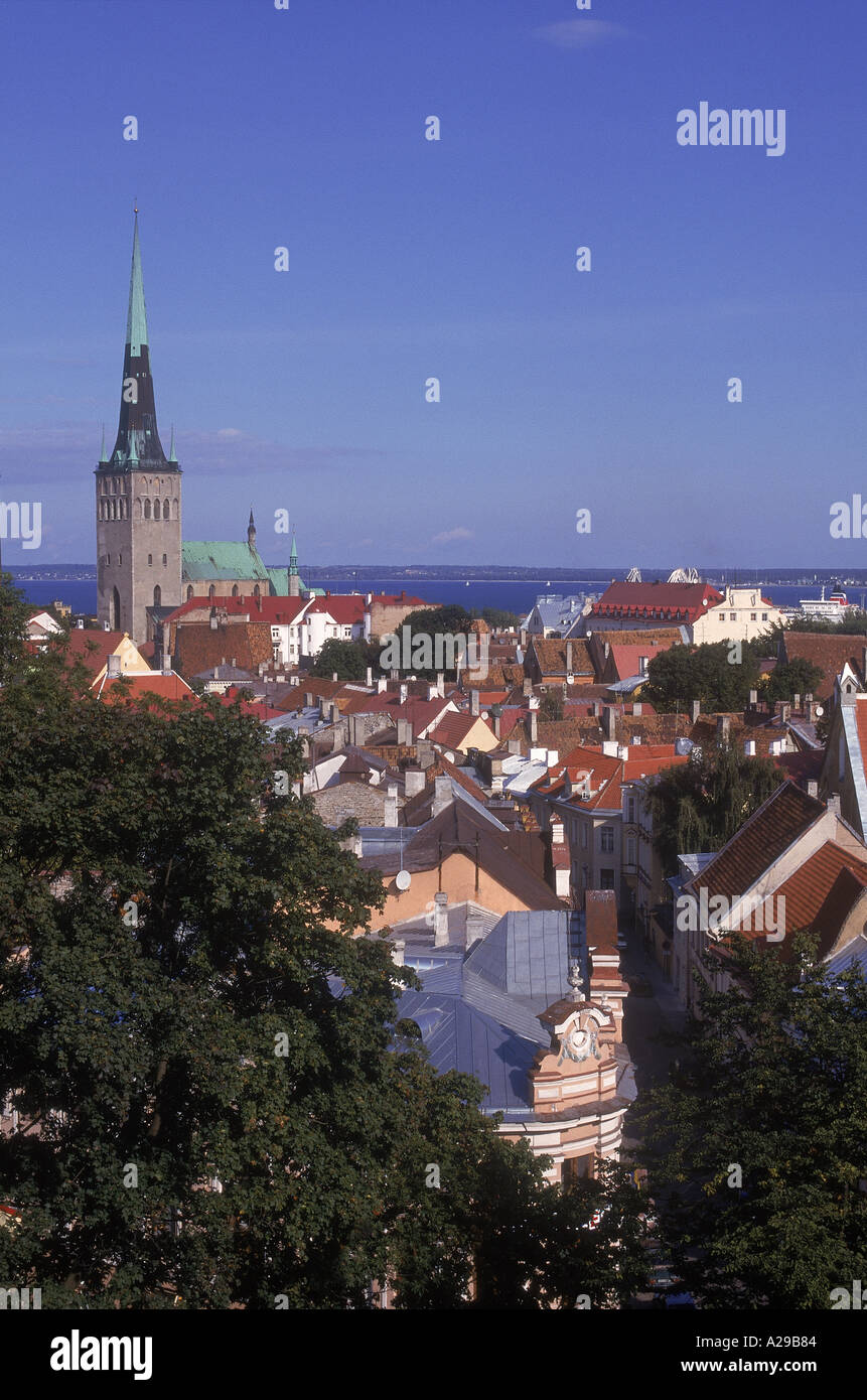 The old town Tallinn Estonia R H Productions Stock Photo