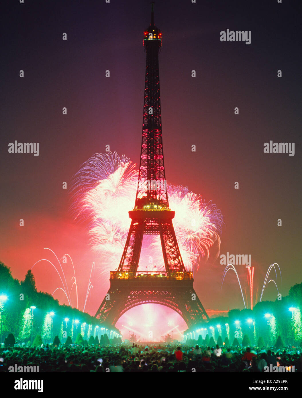 Eiffel Tower Paris France Stock Photo