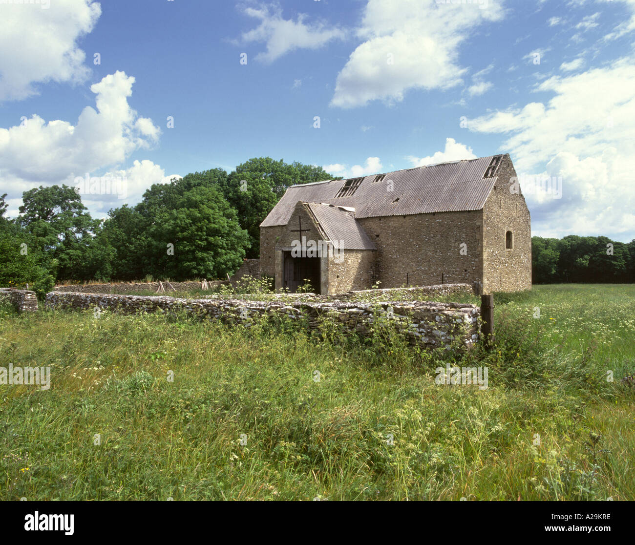 Redundant barn for residential conversion Stock Photo