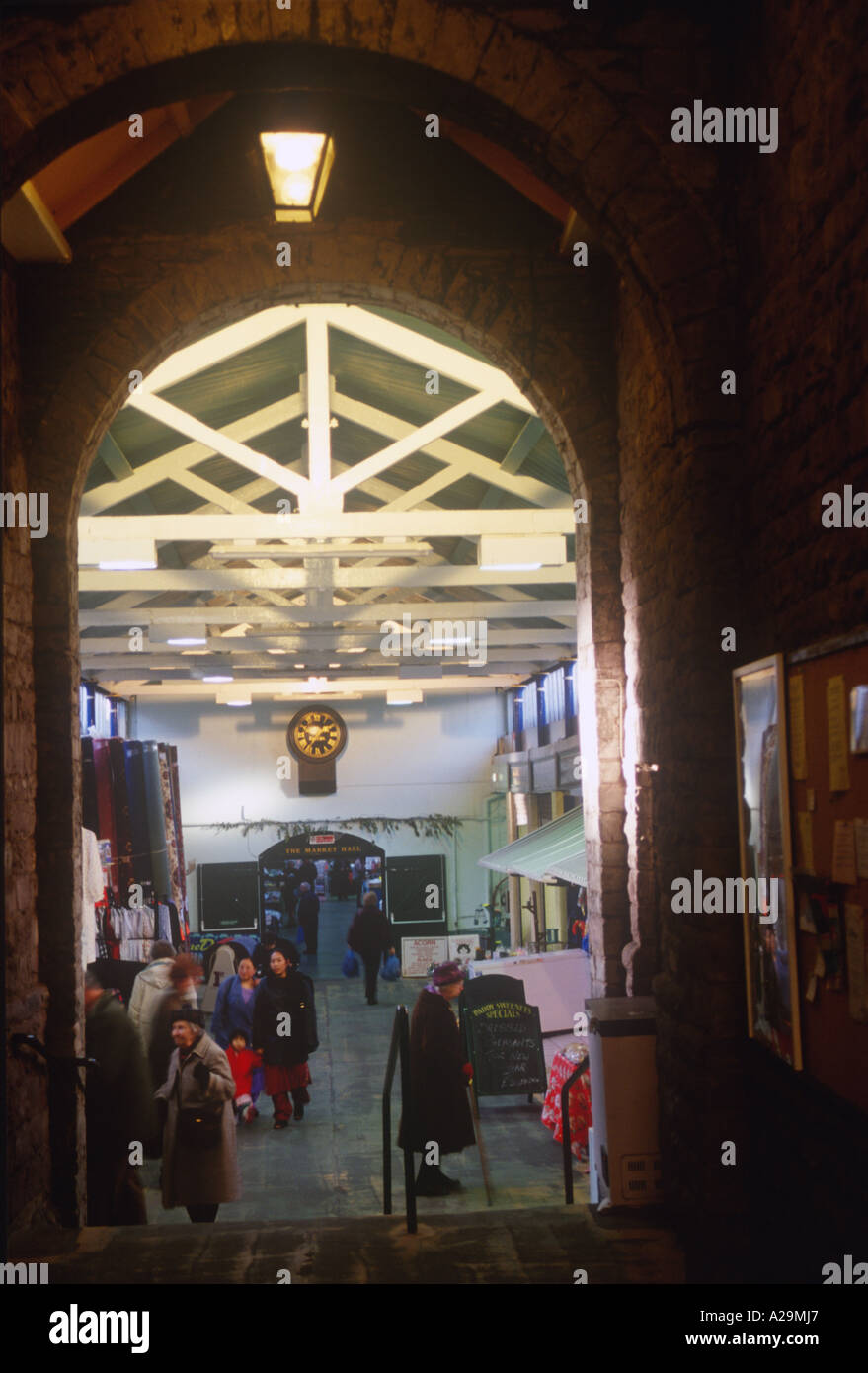 Brecon market town centre hires stock photography and images Alamy