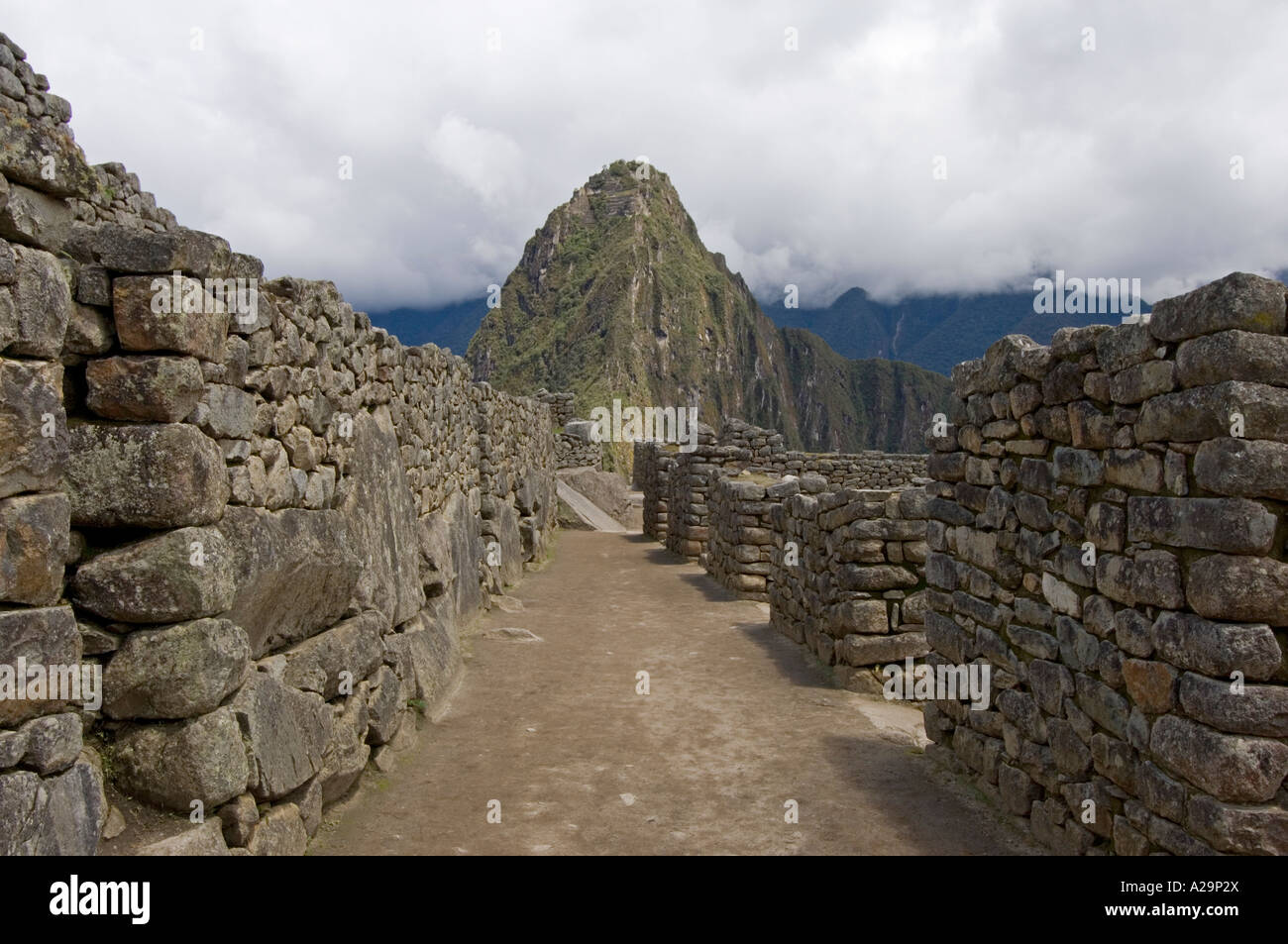 A closer view of the stone work and