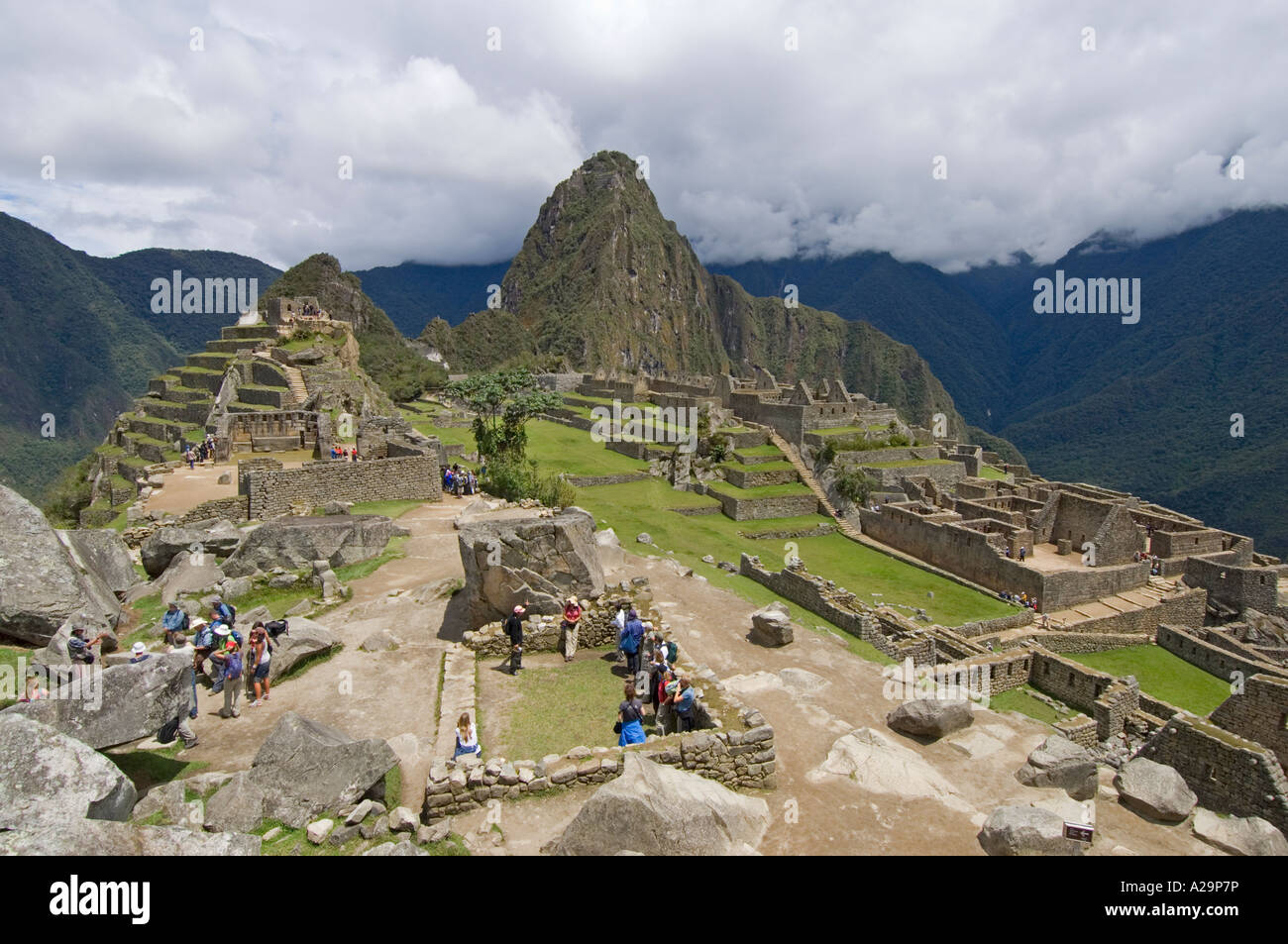 Peru group tour machu picchu hi-res stock photography and images - Alamy