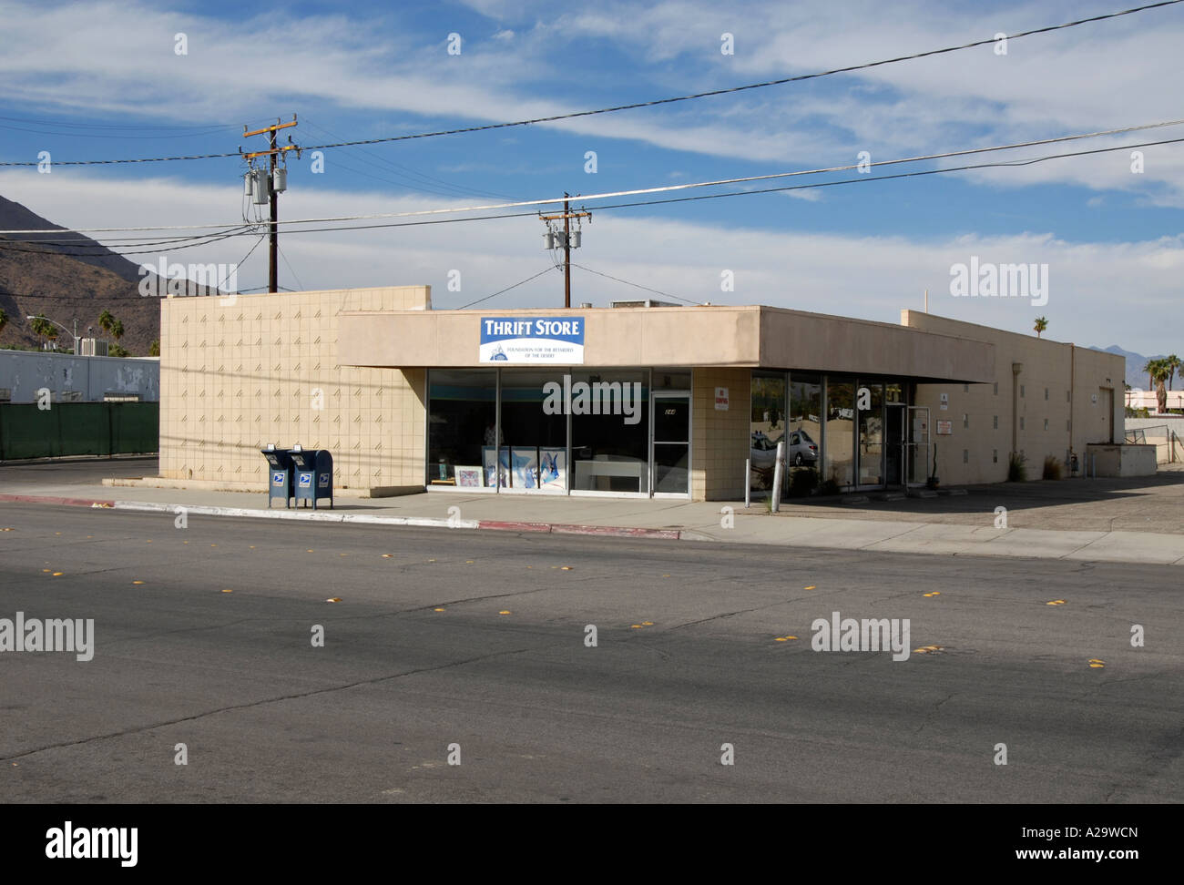 Foundation for the Retarded of the Desert thrift store, Palm Springs