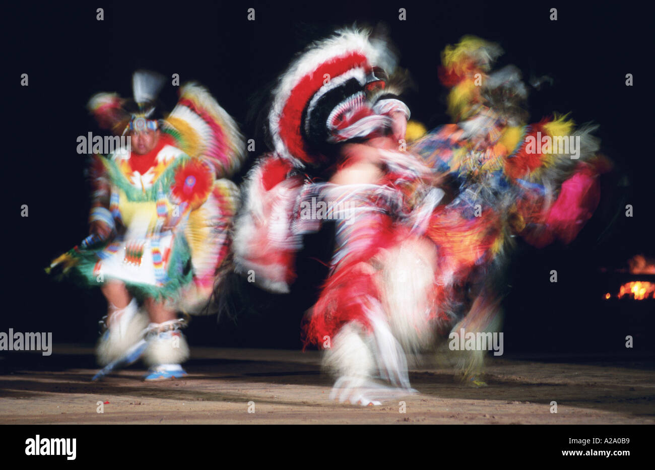 Usa NM Gallup intertribal ceremonial Navajo war dance S Grandadam Stock