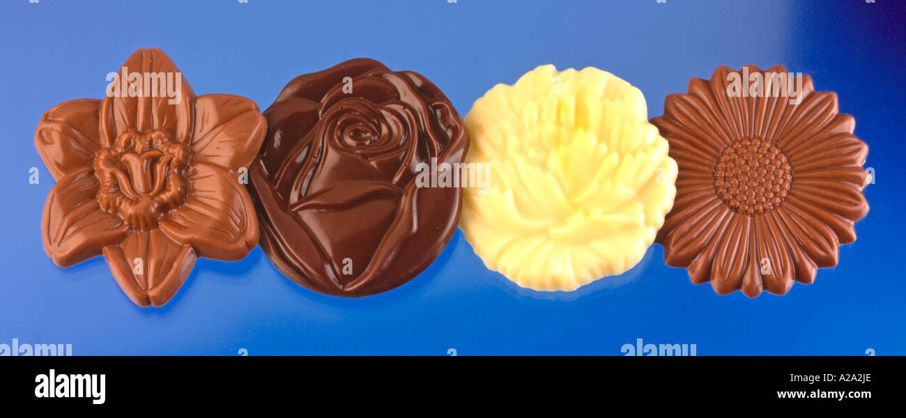 ASSORTED CHOCOLATES Stock Photo