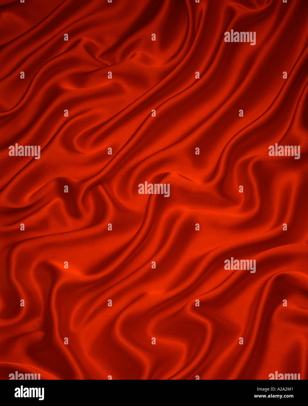 RED SILK BACKGROUND Stock Photo