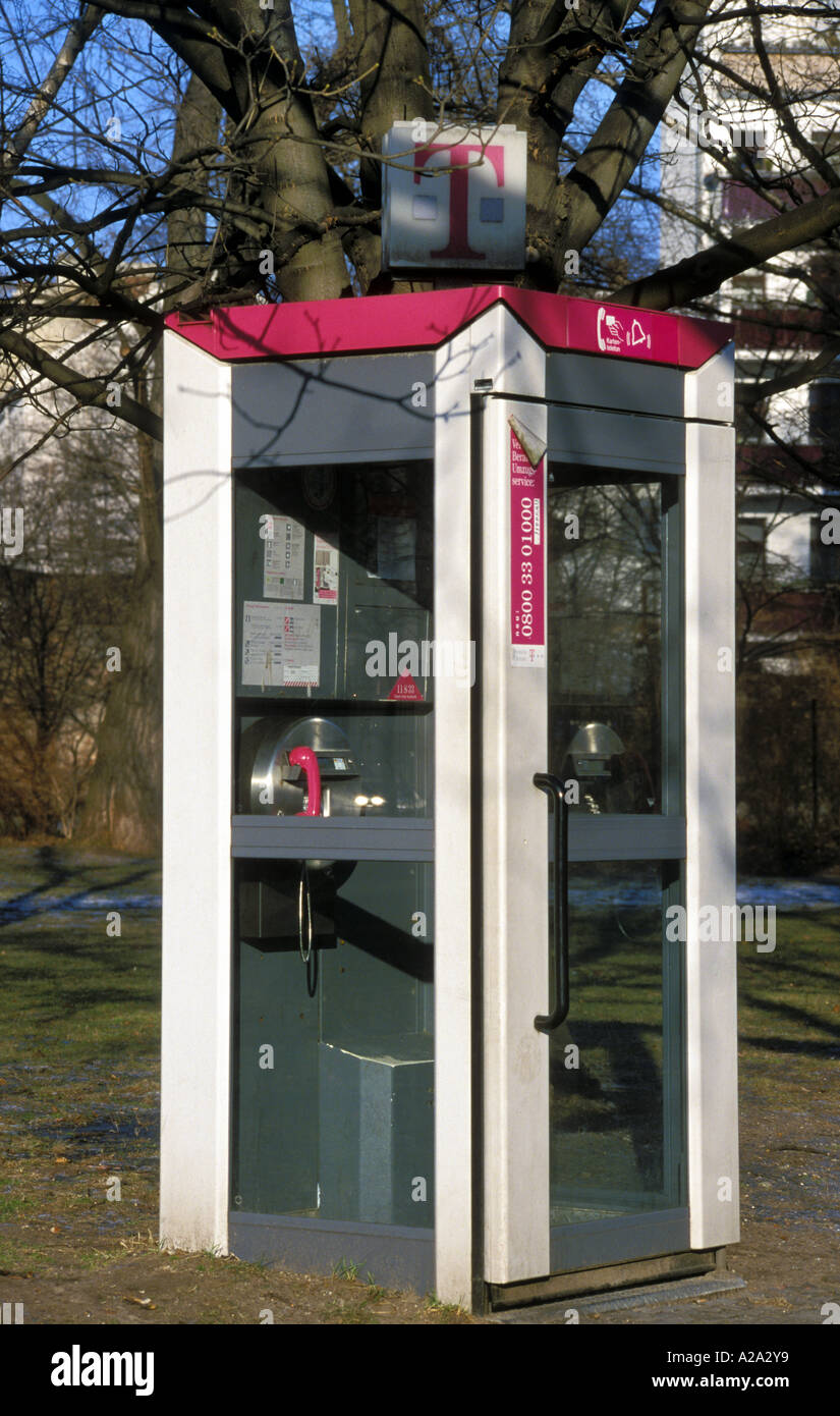 Germany Berlin a telephone booth Stock Photo 5975096 Alamy