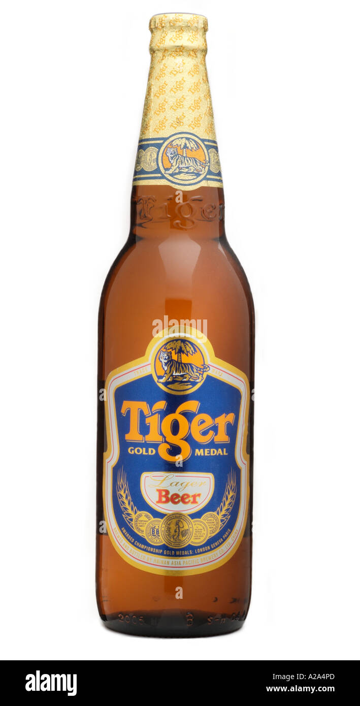 tiger gold medal hainan asia pacific brewery china lager beer Stock Photo