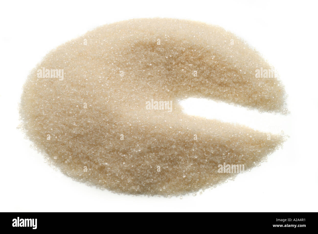 Unrefined Golden Caster Sugar Heap Pile Mound Full Fill Grain