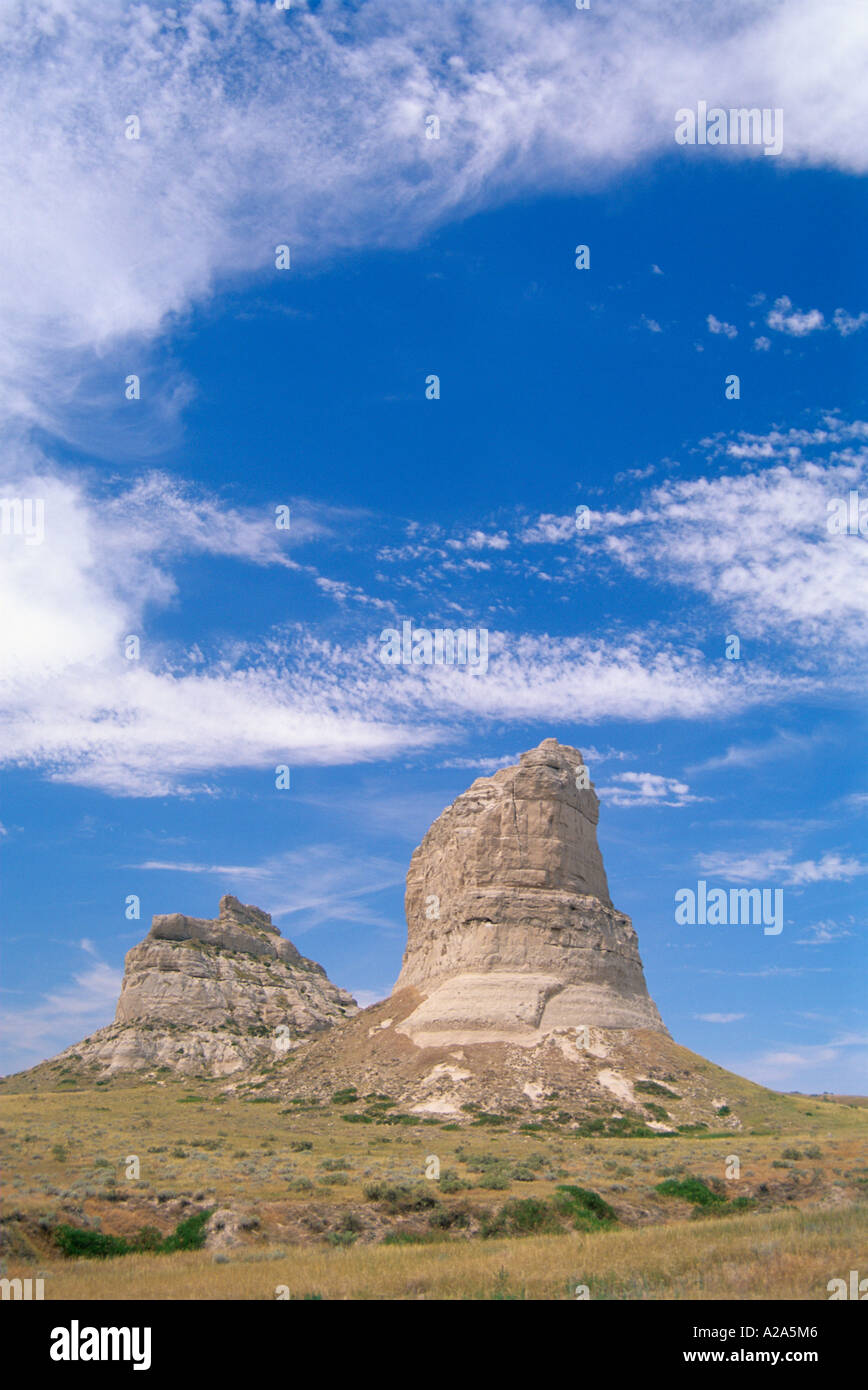 Courthouse and Jail Rock near Bayard, Nebraska Stock Photo Alamy