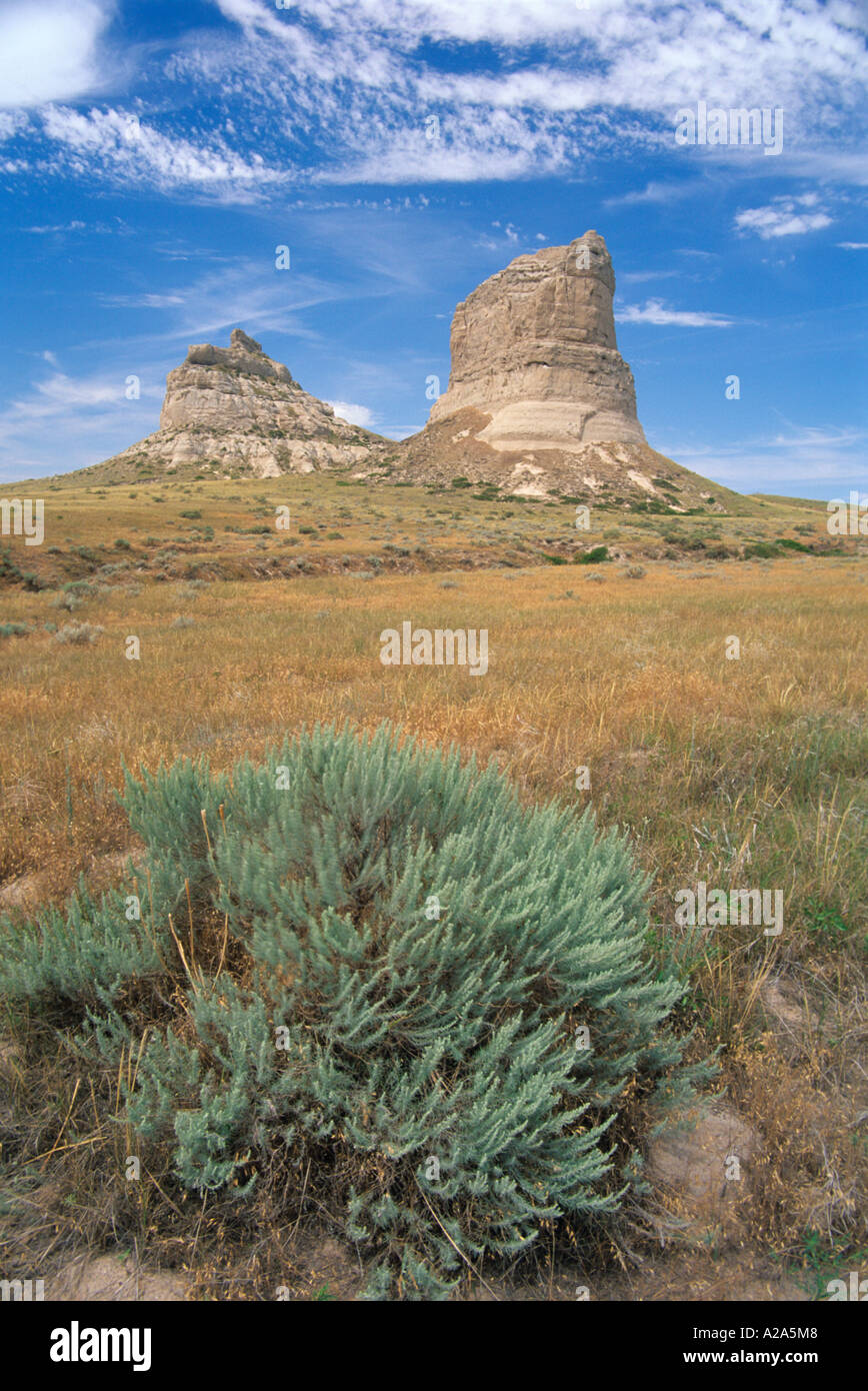 Courthouse and Jail Rock near Bayard, Nebraska Stock Photo Alamy