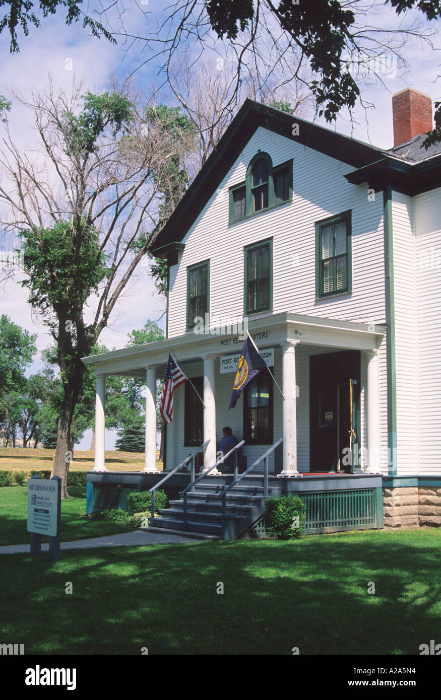 Fort Robinson Museum near Crawford, Nebraska. Stock Photo