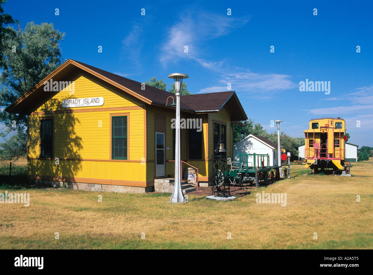 Railroad depot at the Lincoln County Historical Museum in North Platte