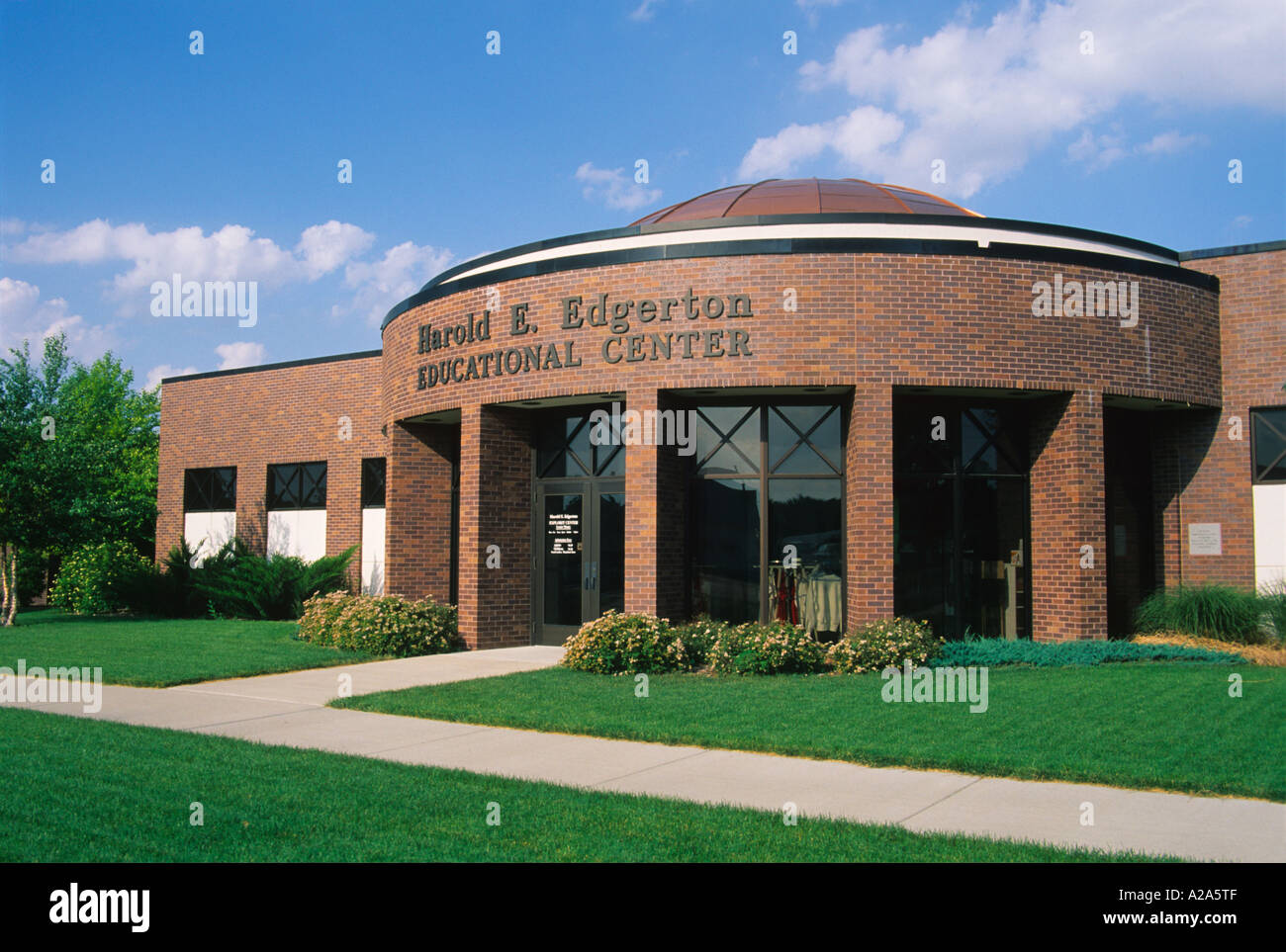 The Harold E Edgerton Educational Center In Aurora Nebraska Stock Photo Alamy