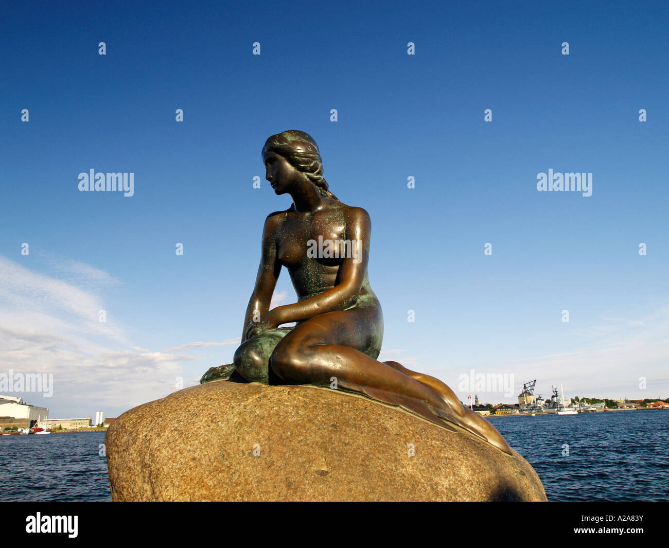 Copenhagen, Little Mermaid Stock Photo