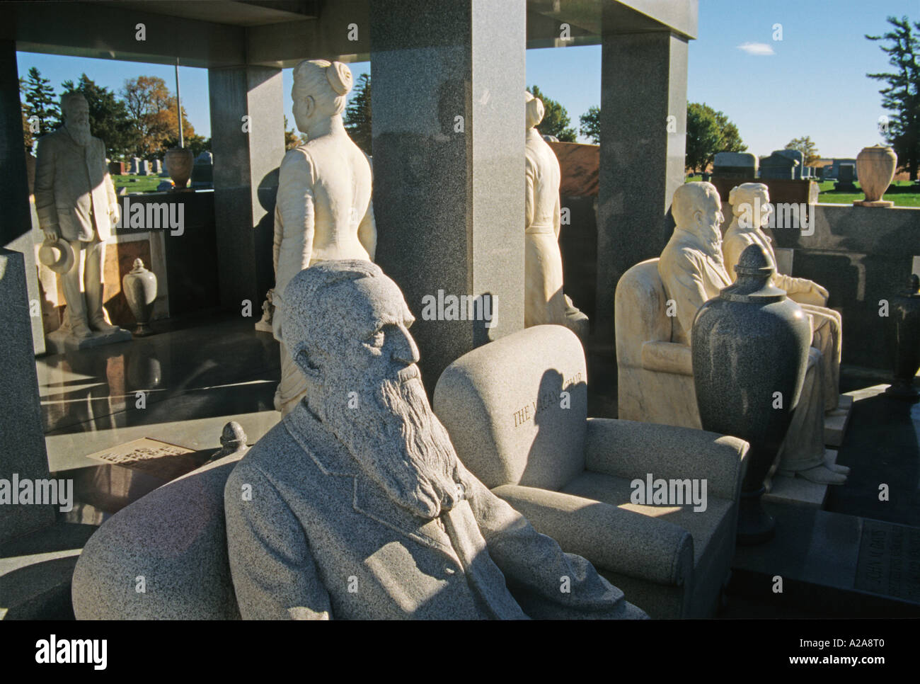 The Davis Memorial in Hiawatha, Kansas Stock Photo Alamy