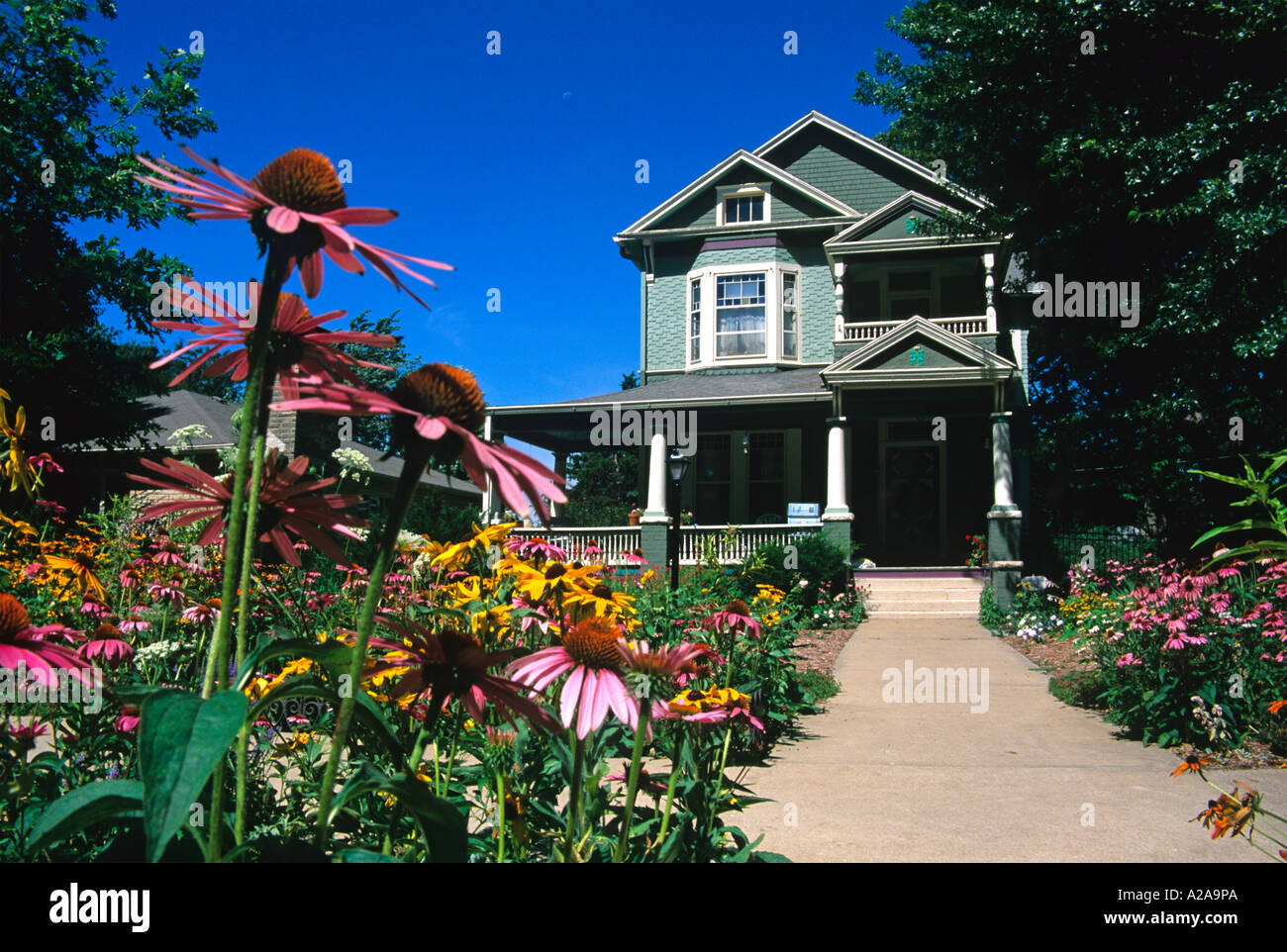 A 19th century home located in the historic district of Potwin Place in
