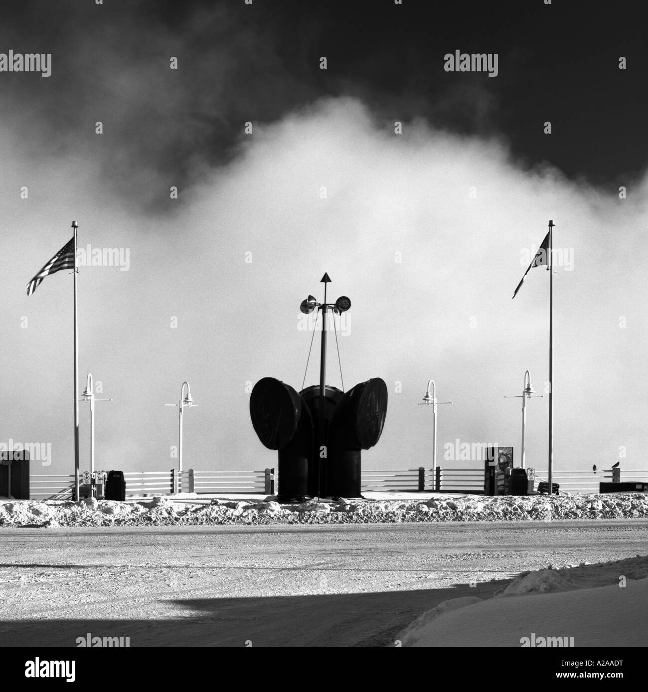 The riverside of St. Marie River Stock Photo Alamy