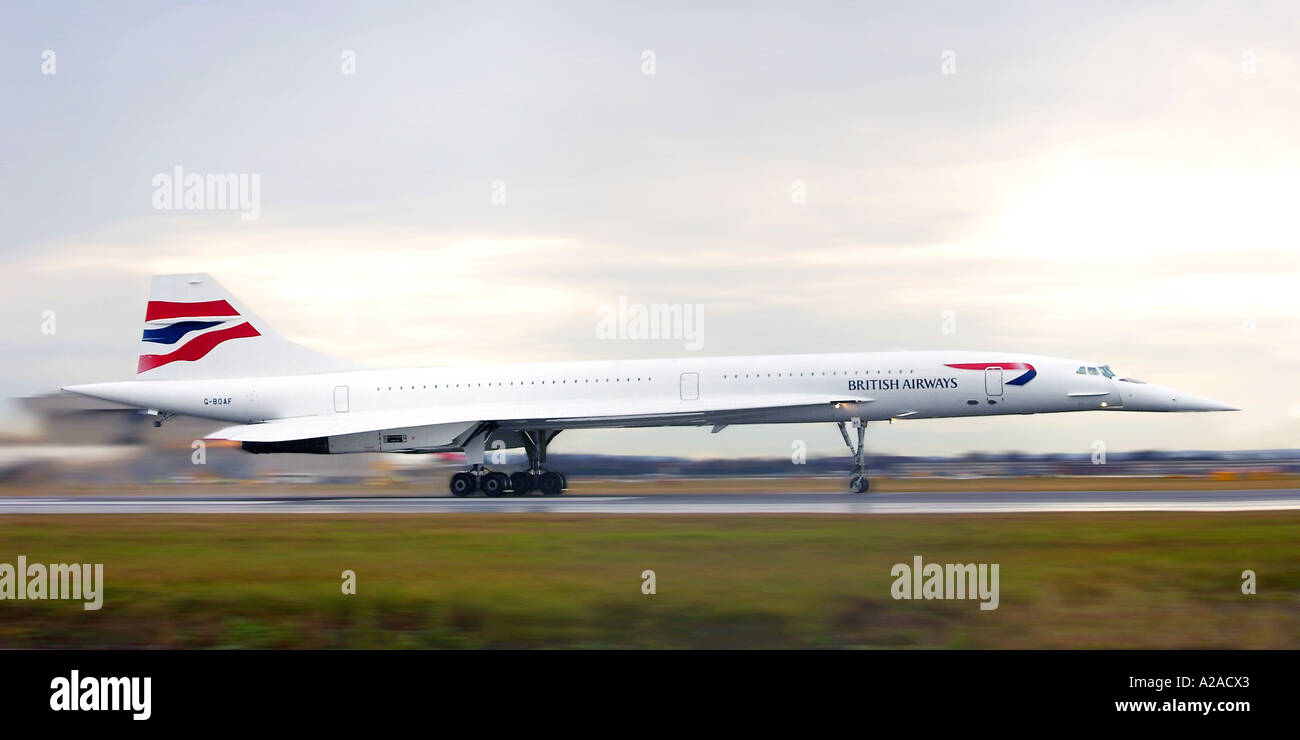 Concorde, The Final Farewell 26th November 2003 London Heathrow Stock Photo