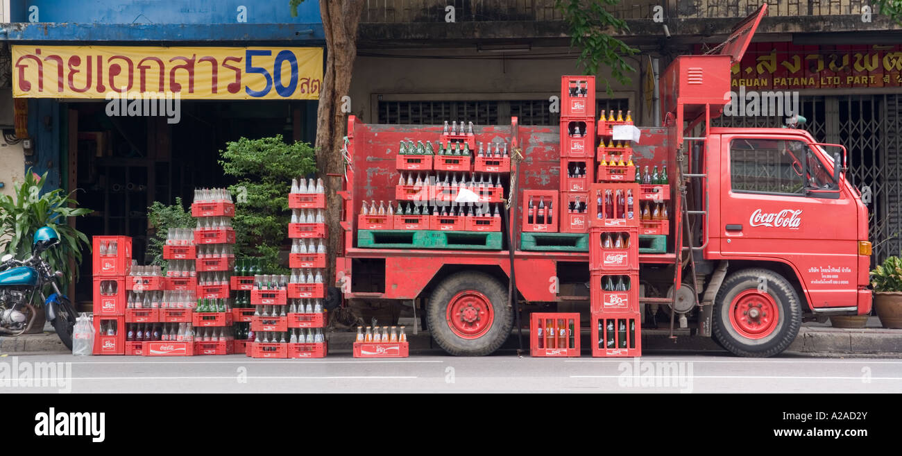 Coca Cola Delivery Stock Photo