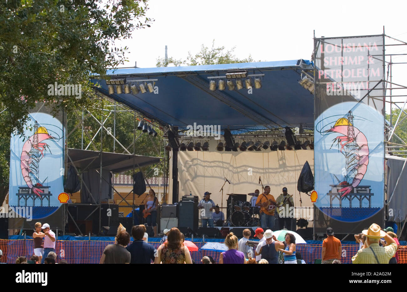 Festival stage Stock Photo