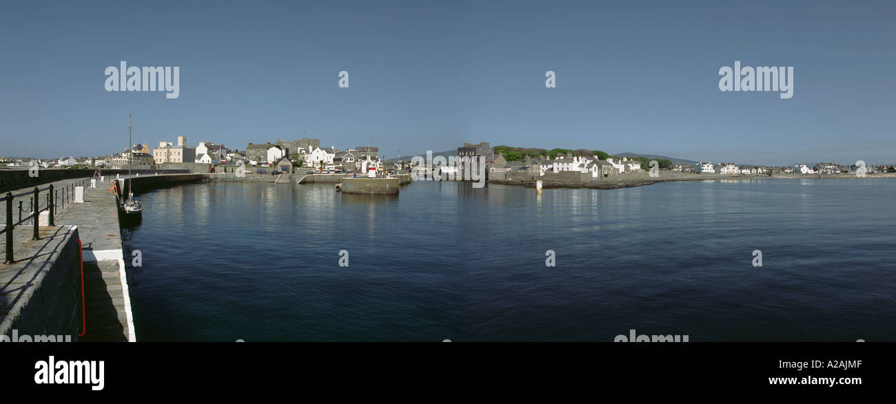 Castletown and harbour Isle of Man Stock Photo