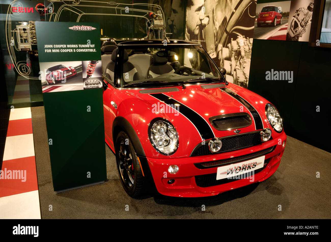 2006 MINI Cooper S John Cooper Works Convertible at the 2006 North American  International Auto Show in Detroit Michigan Stock Photo - Alamy