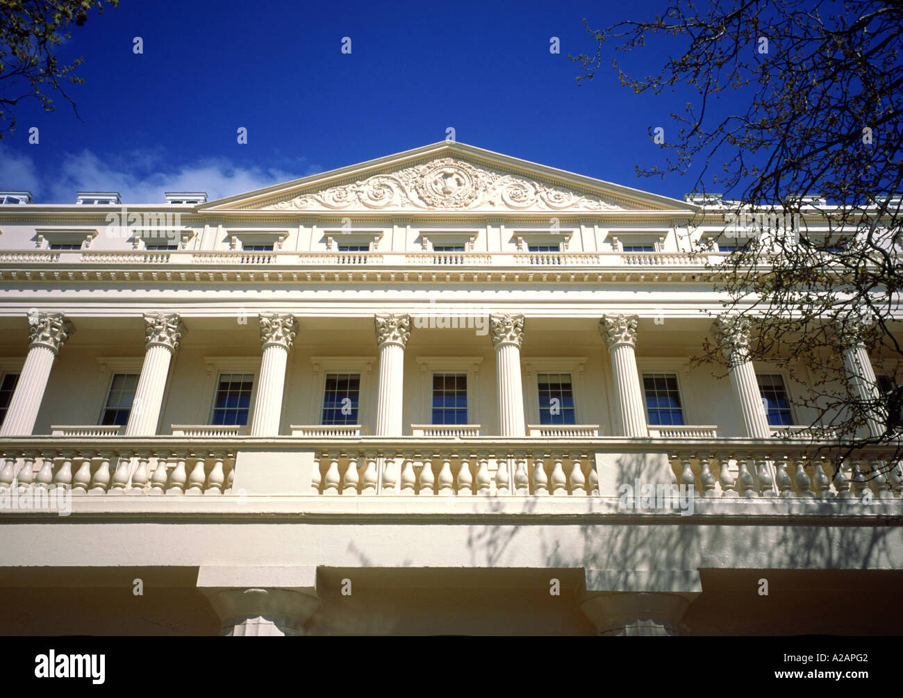 Carlton House Terrace in the Mall Westminster London England designed