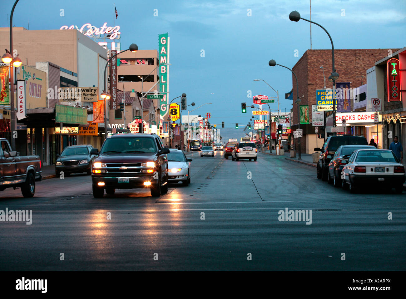 downtown las vegas, nevada Stock Photo - Alamy