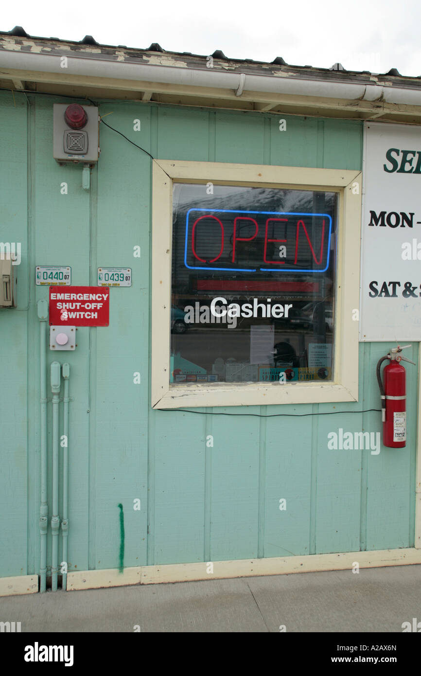 Skagway laundromat, Alaska Stock Photo Alamy