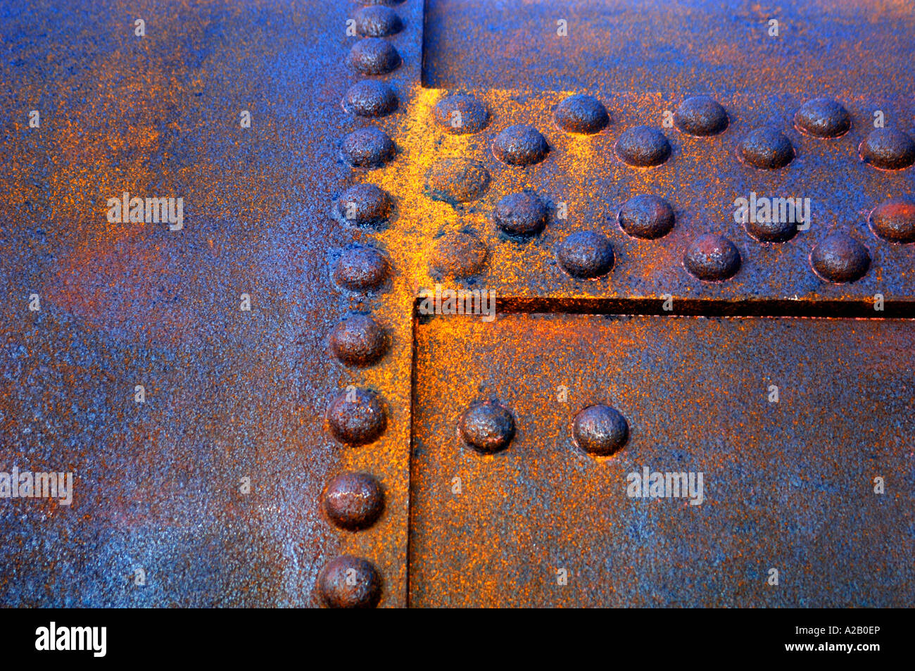 Rivets on metal hi-res stock photography and images - Alamy